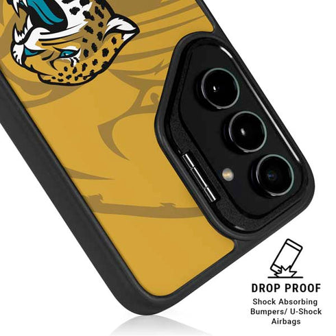 NFL Jacksonville Jaguars Double Vision Galaxy S24 FE Kickstand Case